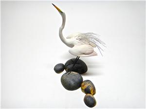 MINIATURE GREAT EGRET