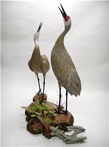 LIFE-SIZE SANDHILL CRANES