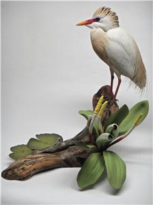 LIFE-SIZE CATTLE EGRET