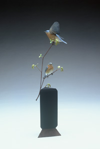 Miniature - EASTERN BLUEBIRD PAIR