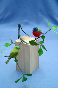 Painted Bunting Pair